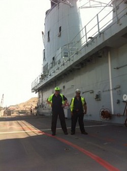 H.M.S Ark Royal, Layal Shipyard, Turkey.